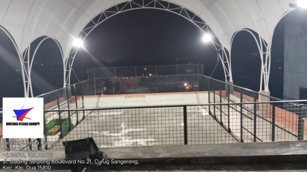 Kanopi Membrane Lapangan Padel